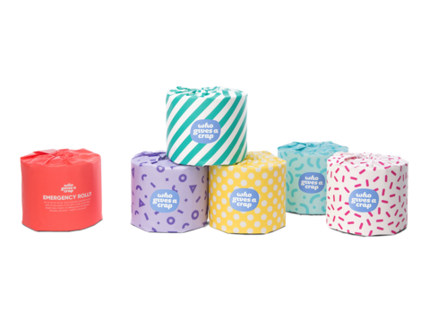 WHO GIVES A CRAP - 100% RECYCLED TOILET PAPER