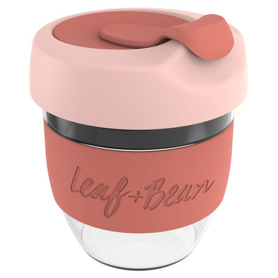 LEAF & BEAN - SORRENTO GLASS TRAVEL MUG 227ML
