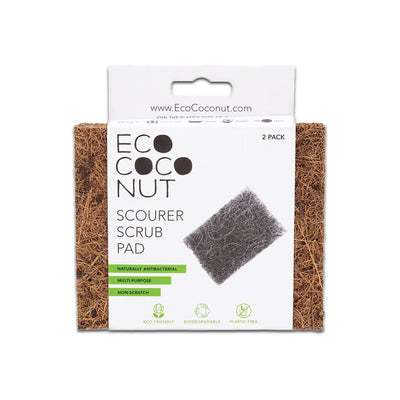 ECO COCONUT - SCOURER SCRUB PAD - 2 PACK