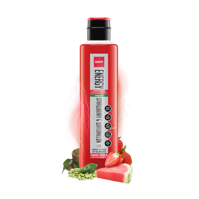SHOTT SYRUP - ENERGY - STRAWBERRY + WATERMELON - 1L