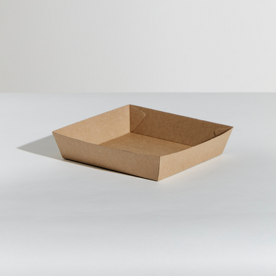 OPEN TRAY 2 - KRAFT - 178 X 178 X 45MM