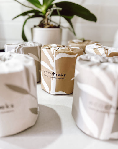 ECO CHEEKS - 100% BAMBOO - TOILET PAPER - WRAPPED