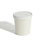 FOOD CONTAINER & LID COMBO - WHITE - 16OZ
