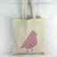 APPLE GREEN DUCK CALICO SHOPPING BAGS