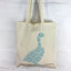 APPLE GREEN DUCK CALICO SHOPPING BAGS
