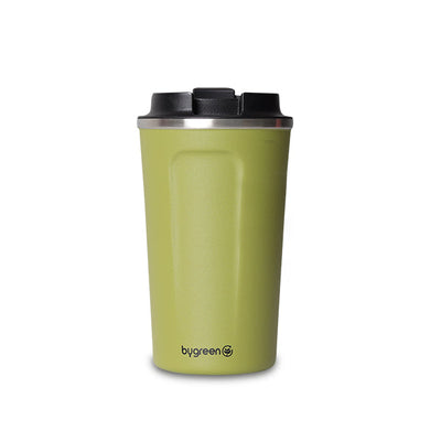 GO GREEN - REUSABLE COFFEE CUP - 510ML - OLIVE