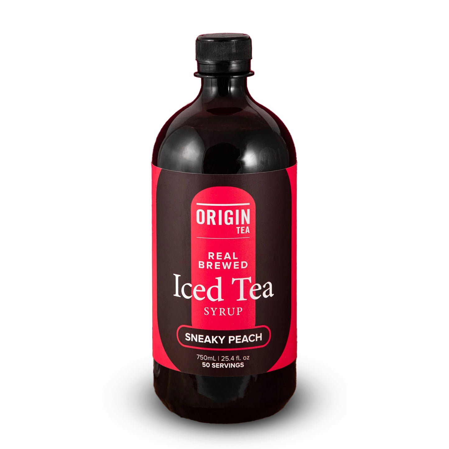 ORIGIN TEA - ICED TEA SYRUP - 750ML - SNEAKY PEACH