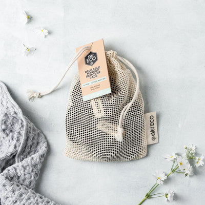 EVER ECO - REUSABLE BAMBOO FACIAL PADS - BLACK - 10 PACK