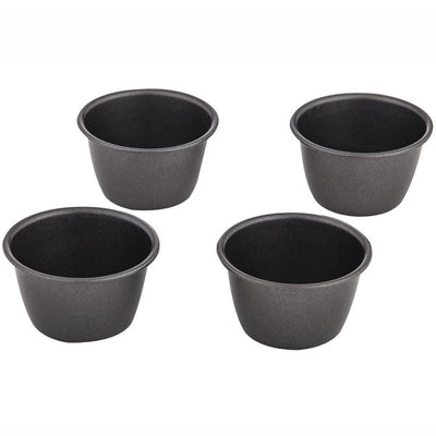 MASTERPRO - NON STICK INDIVIDUAL PUDDING MOULD - 4 PIECE SET
