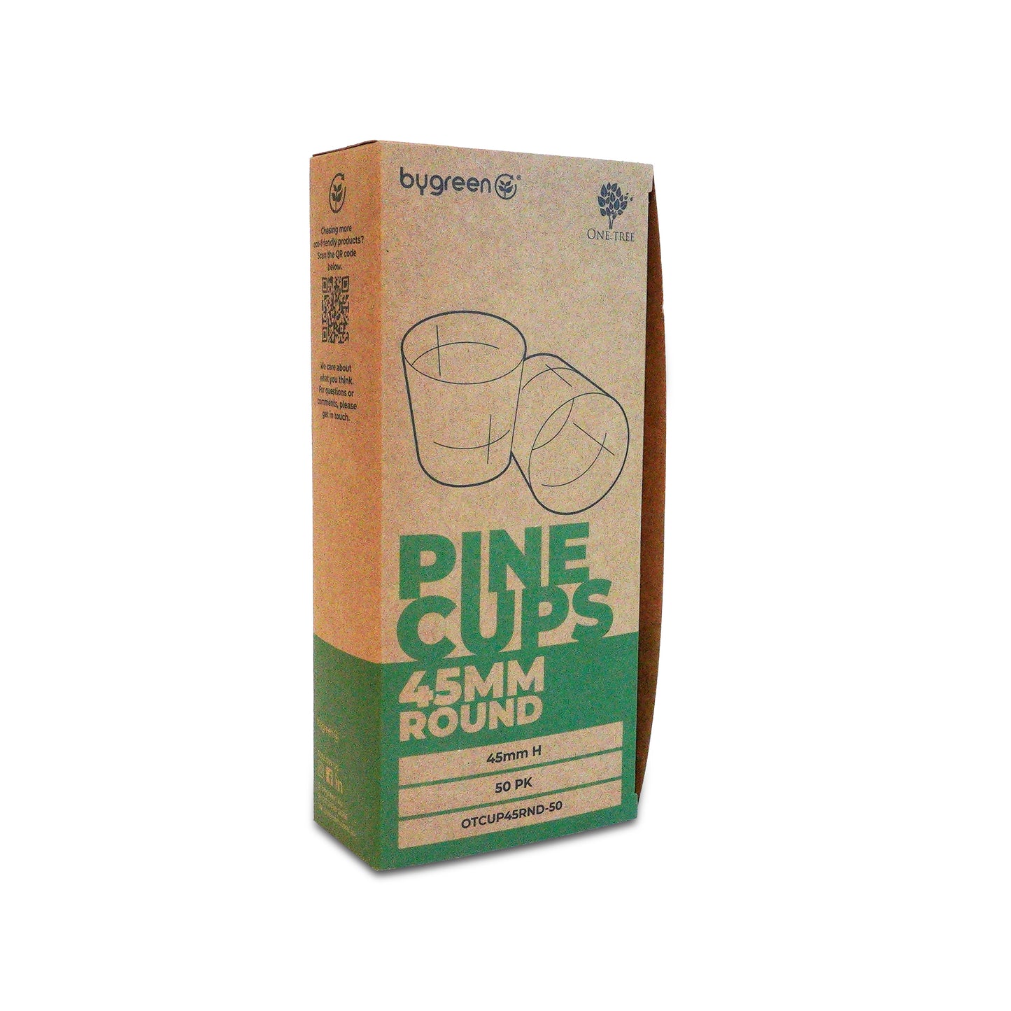 ONE TREE - PINE CUPS - 45MM Ø