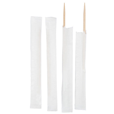 ONE TREE - TOOTH PICKS - DOUBLE ENDED - PAPER WRAPPED