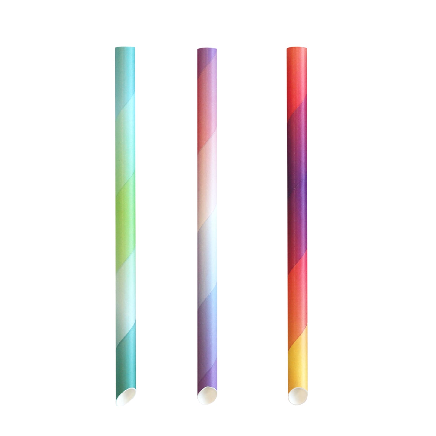 STRONG STRAWS - 5 PLY BUBBLE TEA PAPER STRAW - MIXED COLOURS