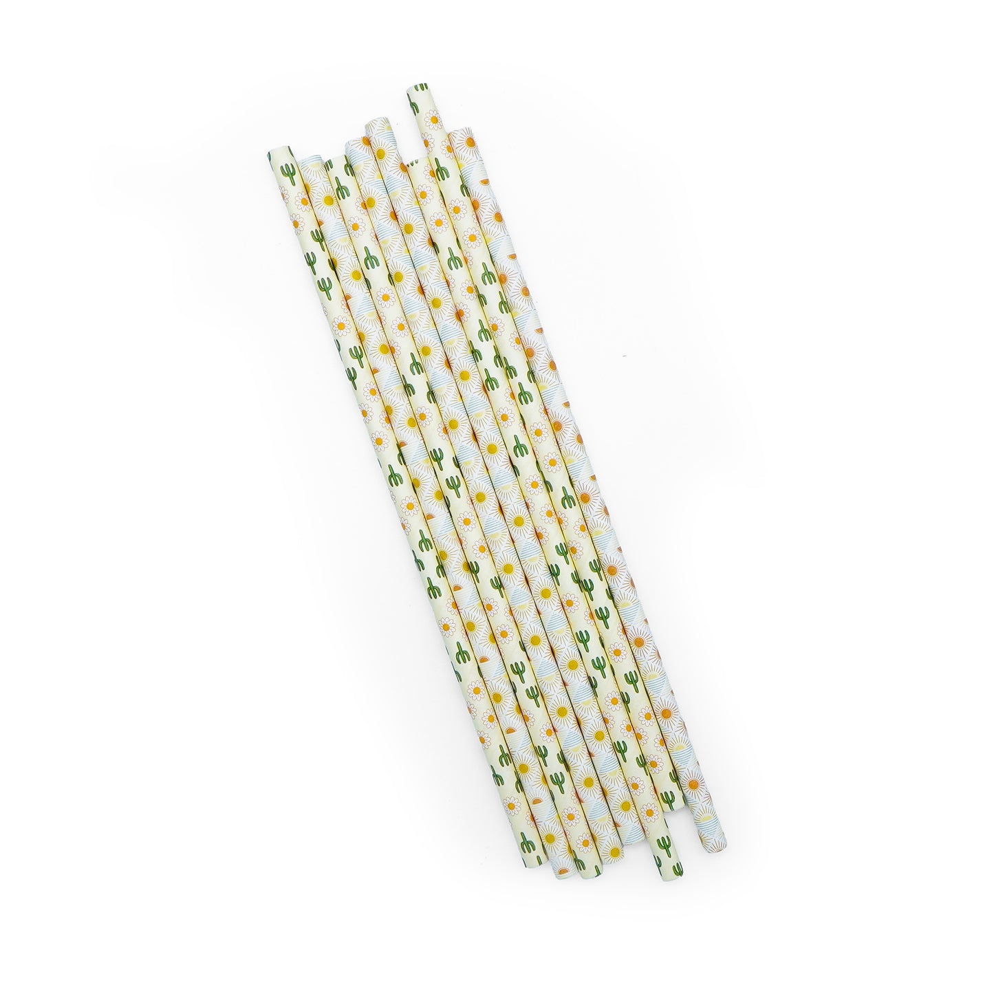 STRONG STRAWS - 5 PLY REGULAR PAPER STRAW - OASIS MIX