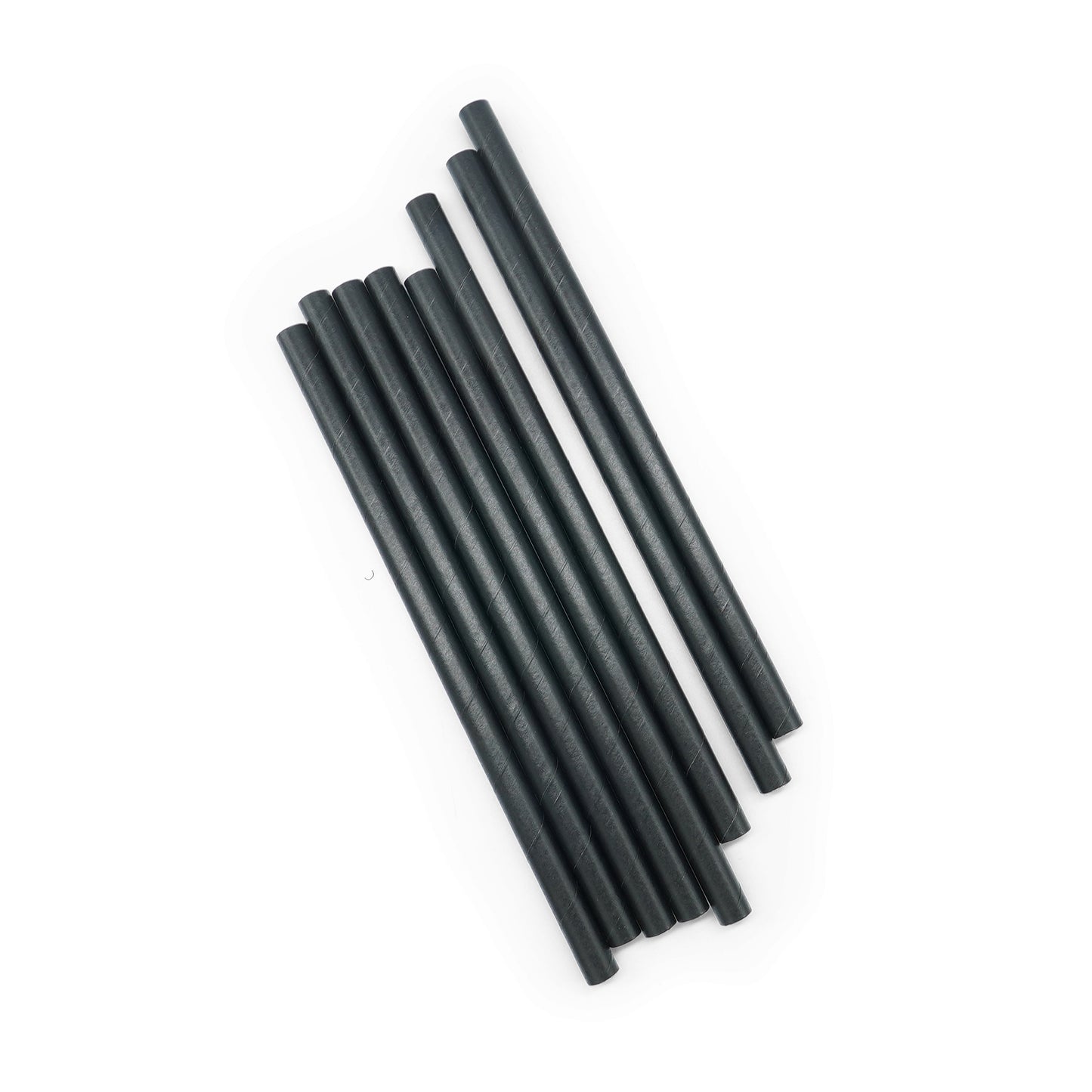 STRONG STRAWS - 5 PLY SUPER SMOOTHIE PAPER STRAW - BLACK