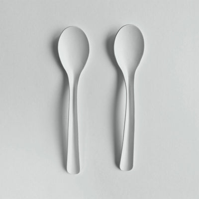 PAPER YOGHURT MINI SPOONS - WHITE