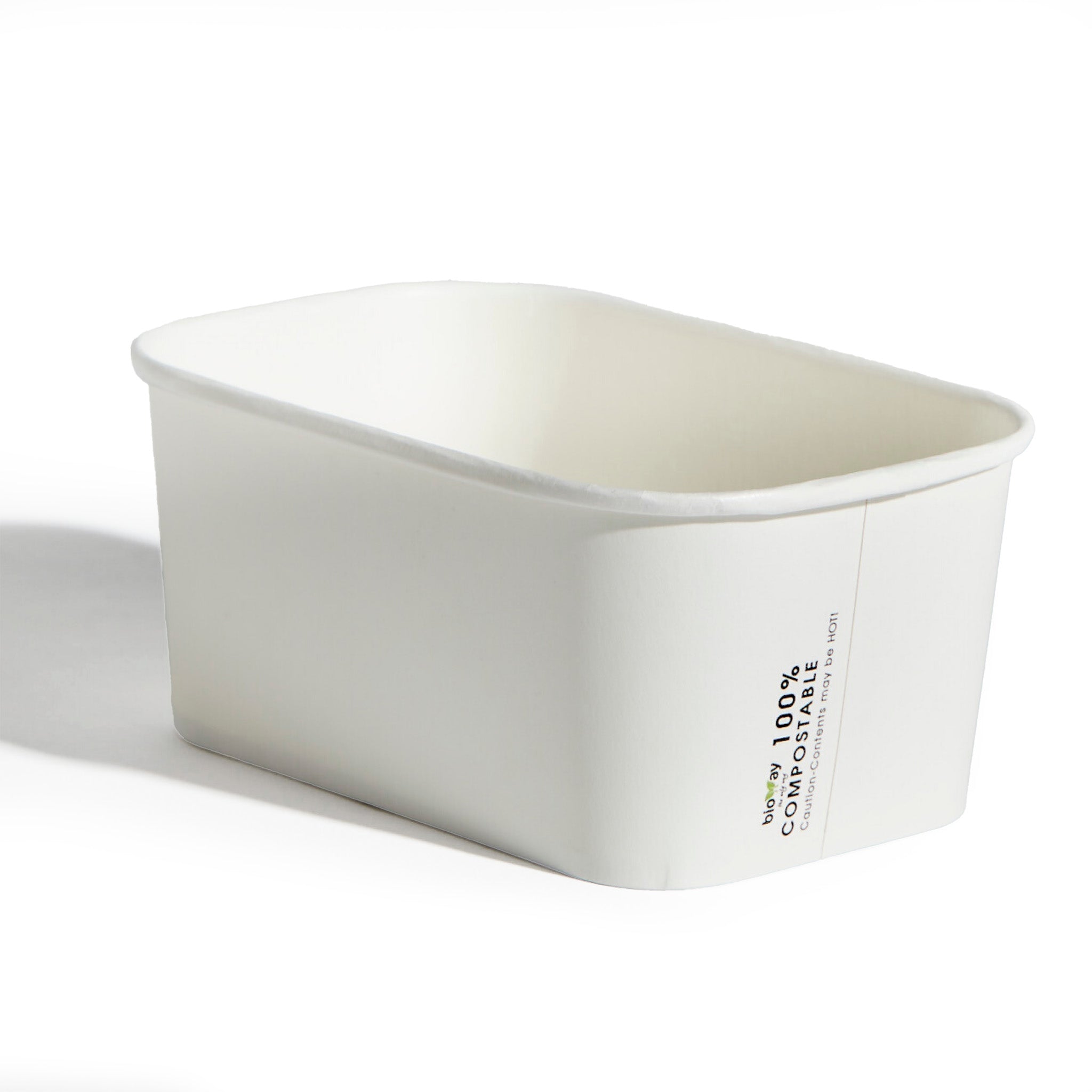 Paper Way Containers PAPER WAY CONTAINER - PP - 1000ML - WHITE – The Greenlife Warehouse