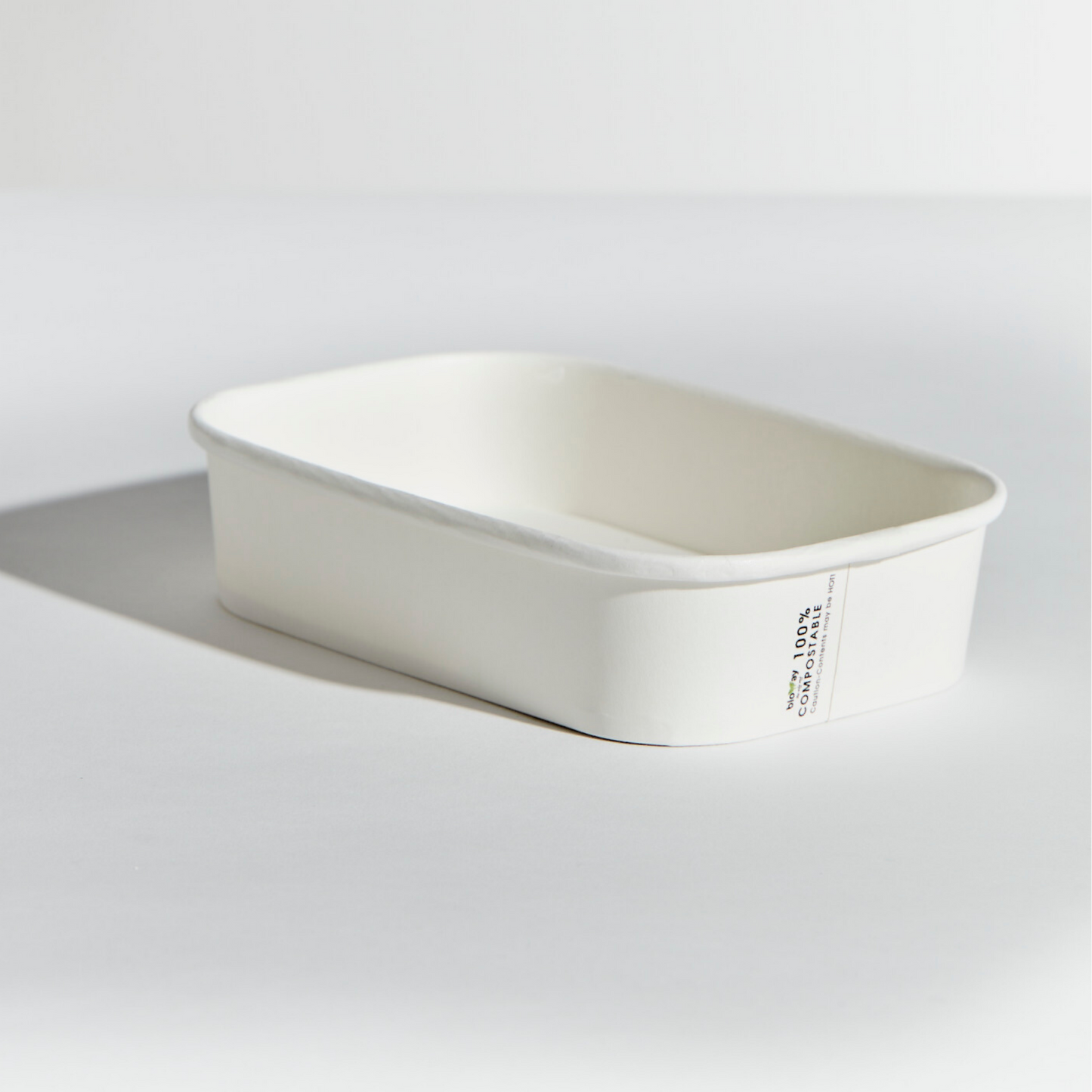 PAPER WAY CONTAINER - PLA - 650ML - WHITE