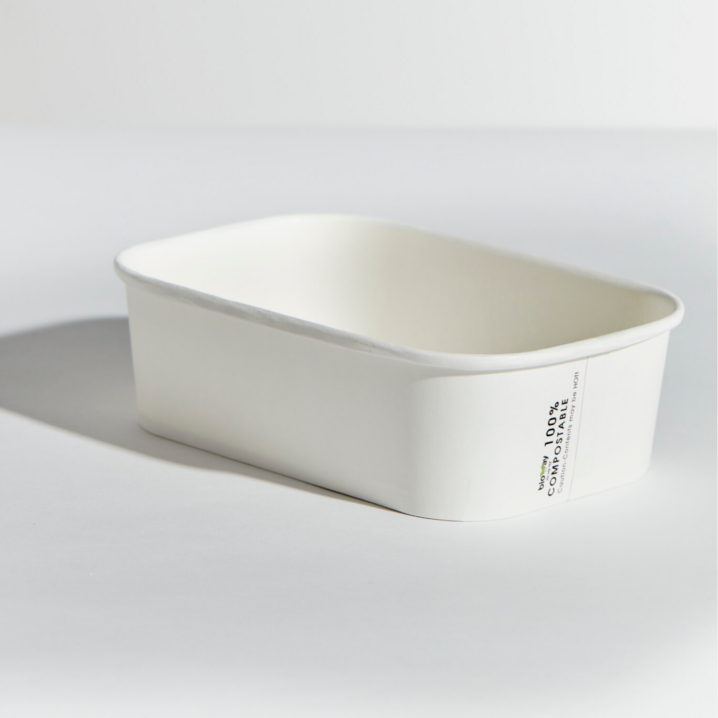 PAPER WAY CONTAINER - PP - 750ML - WHITE