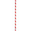 ECO-STRAW - PAPER STRAW - RETAIL PACKS - RED STRIPE