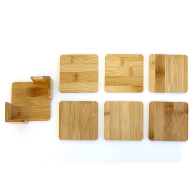 GO GREEN - BAMBOO COASTERS
