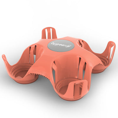 STAY TRAY - REUSABLE + RECYCLED PLASTIC DRINK TRAY - PINK