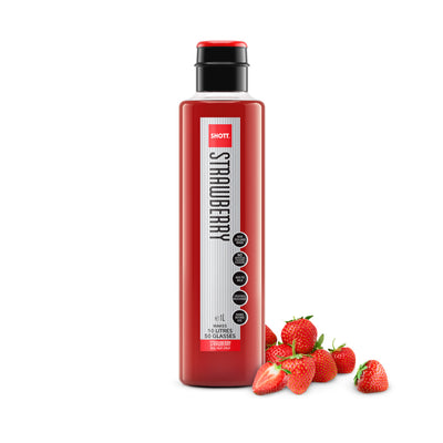 SHOTT - SMOOTHIE / SHAKE / FRAPPE SYRUP - STRAWBERRY - 1L