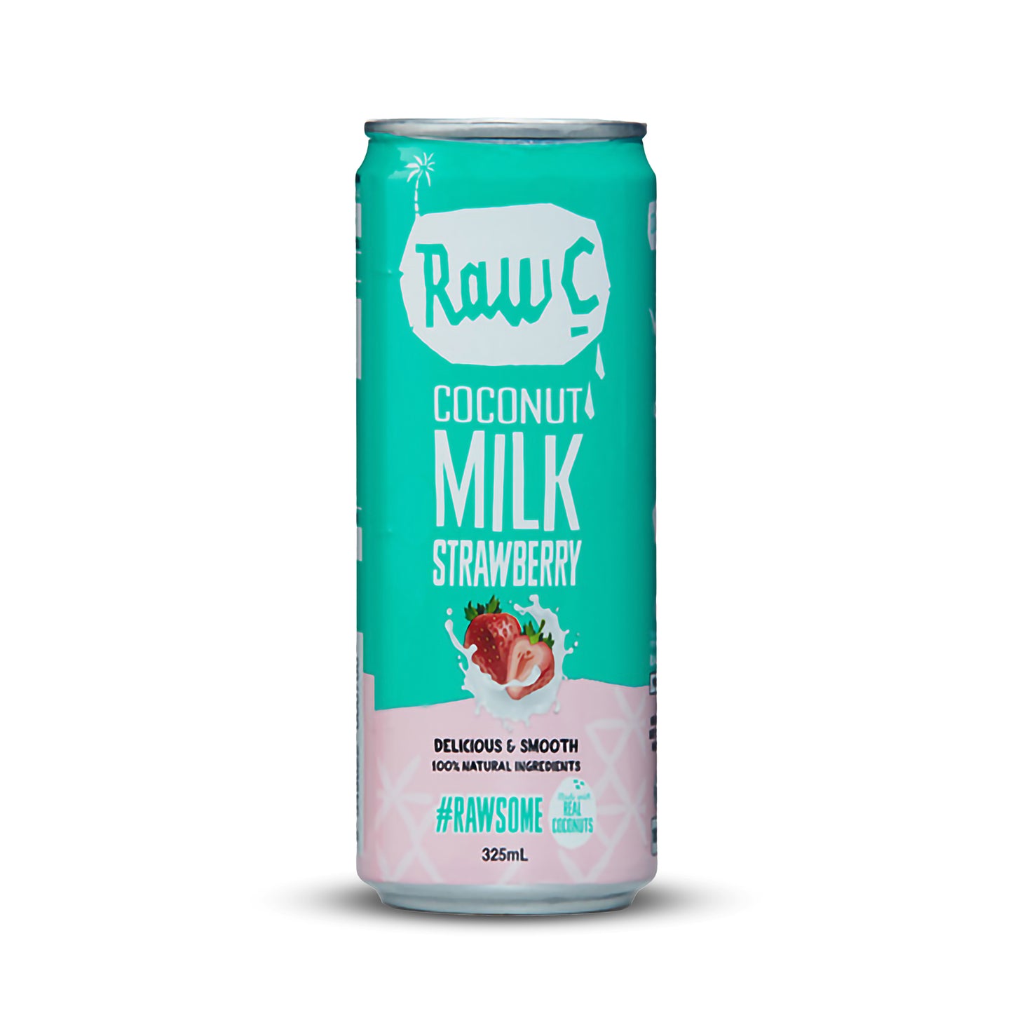 RAW C - COCONUT MILK - STRAWBERRY CAN 325ML (CTN 12)