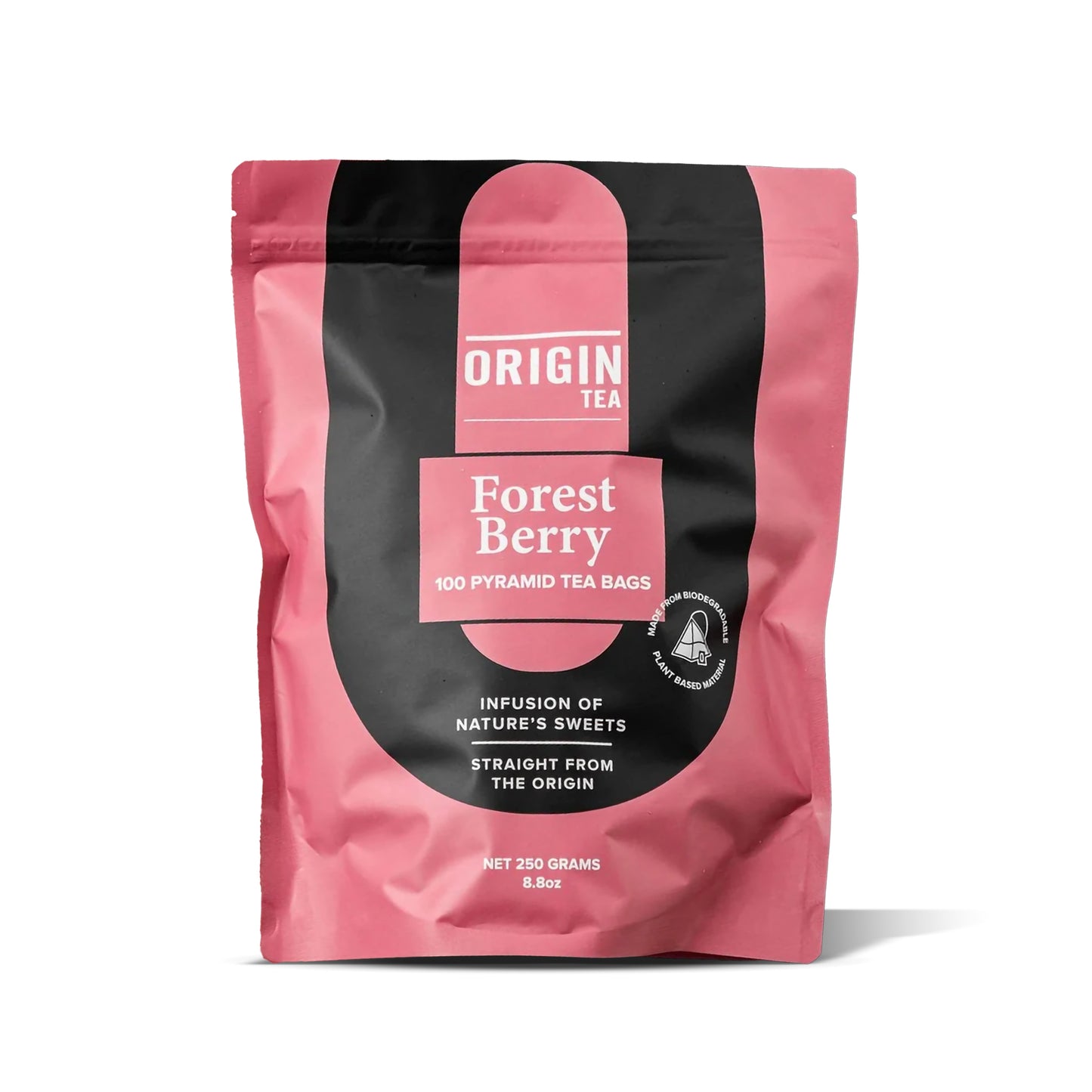 ORIGIN TEA - PYRAMID TEA BAGS - FOREST BERRY - PACK 100