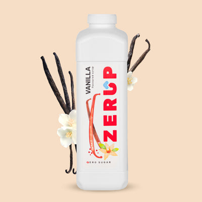 ZERUP - VANILLA SYRUP - SUGAR FREE - 1 LITRE