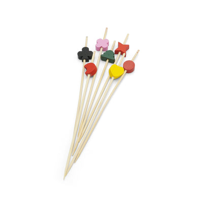 WOBBLY BOOT BAR WARE - COCKTAIL PICKS - BEADED - 120MM - PARTY SHAPES