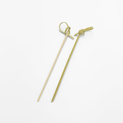 WOBBLY BOOT BARWARE - COCKTAIL PICKS - KNOTTED - 120MM - NATURAL