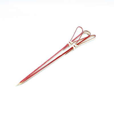 WOBBLY BOOT BARWARE - COCKTAIL PICKS - HEART - 150MM - RED