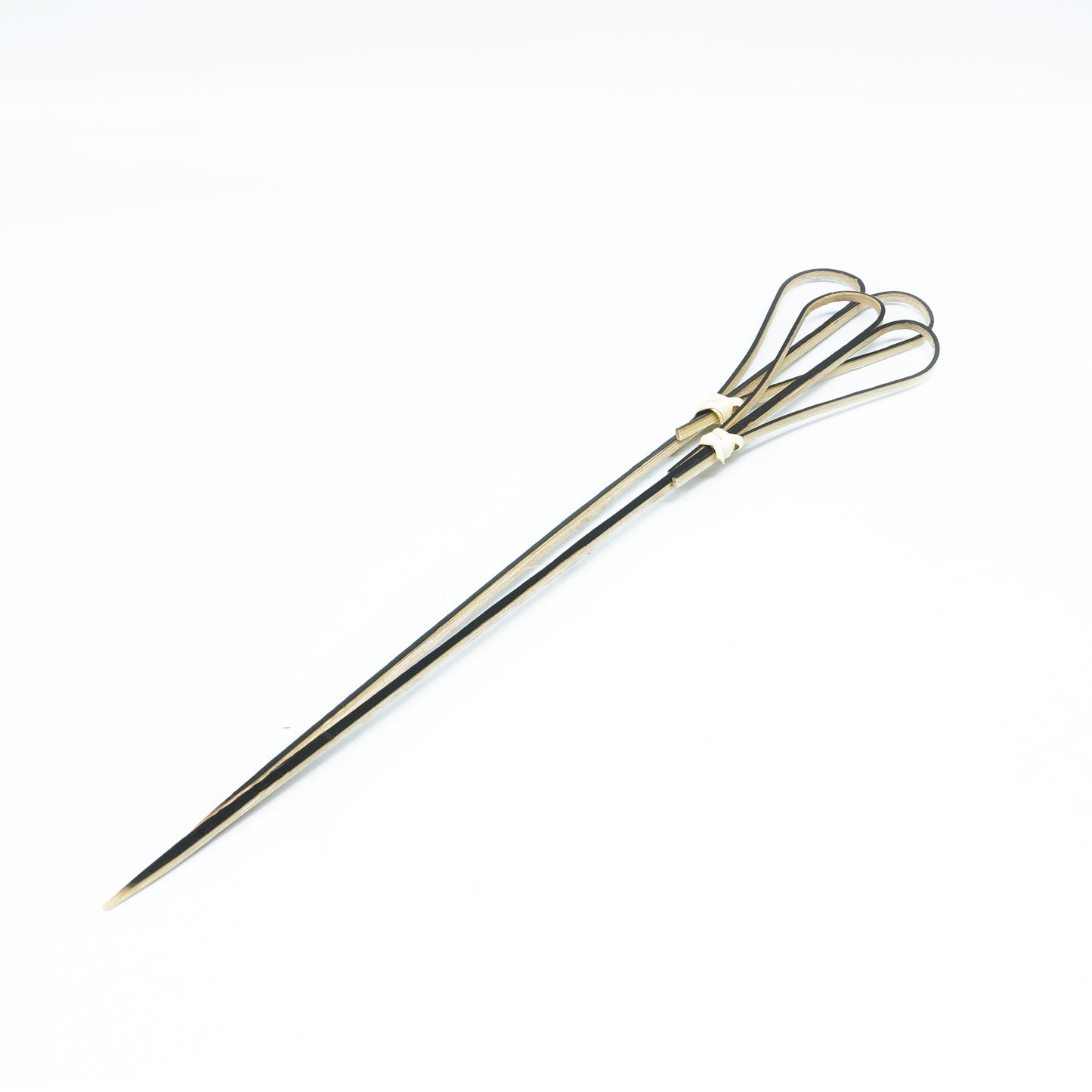 WOBBLY BOOT BARWARE - COCKTAIL PICKS - HEART - 180MM - BLACK