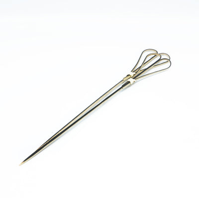 WOBBLY BOOT BARWARE - COCKTAIL PICKS - HEART - 180MM - BLACK