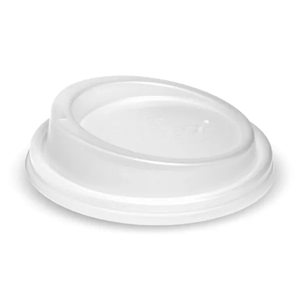 COFFEE CUP LID - PLA - CLEAR - 90MM LARGE - 8/12/16oz