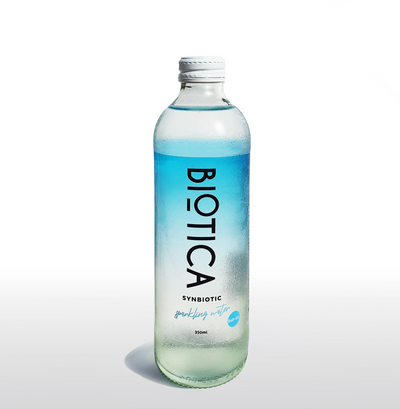 BIOTICA WATER - PROBIOTIC SPARKLING WATER - GLASS BOTTLE 350ML (CTN 12)