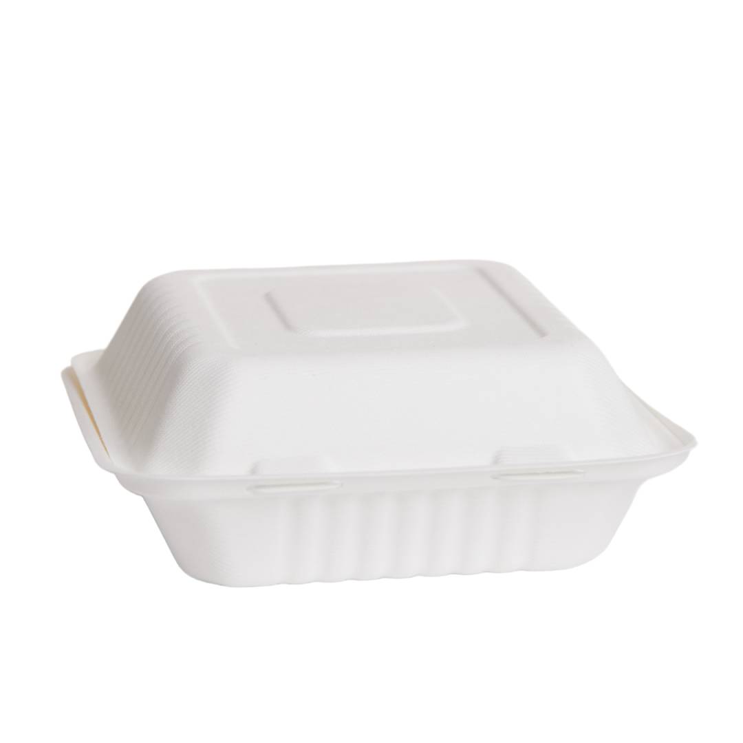 DINNER BOX - HI TOP - 3 COMPARTMENT - SUGAR CANE