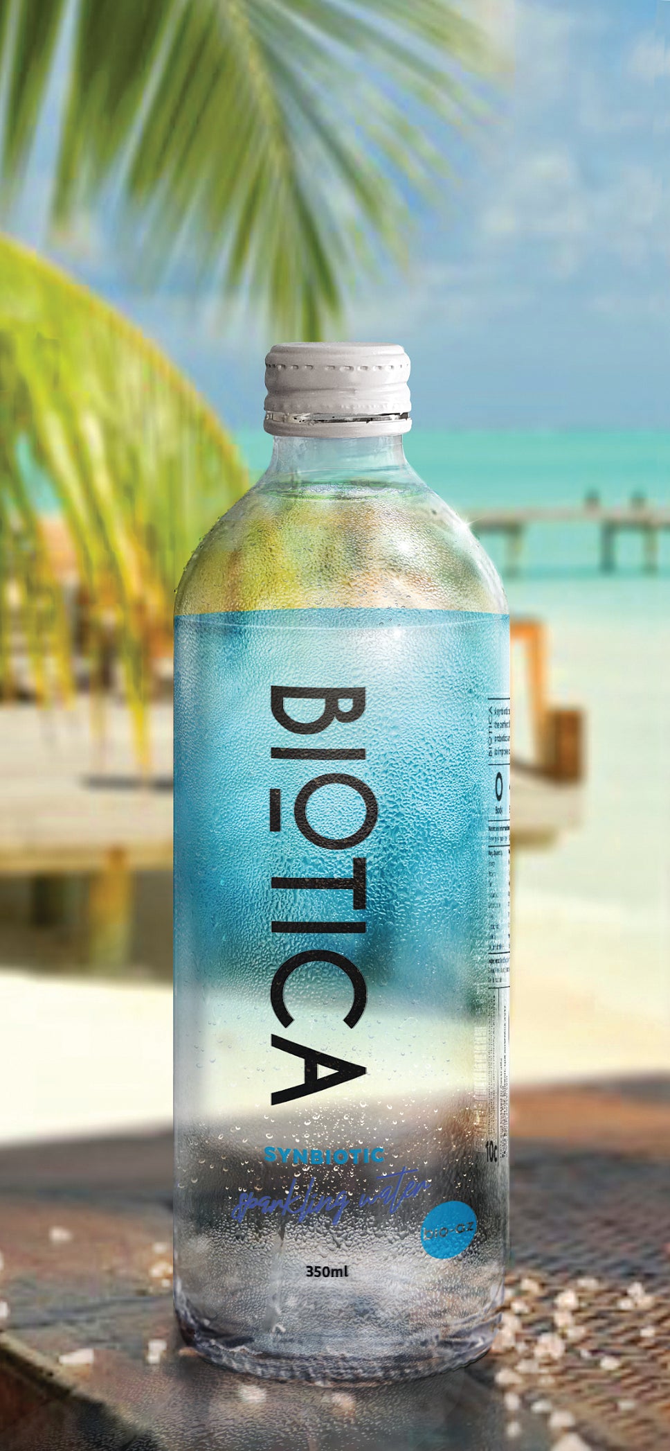 BIOTICA WATER - PROBIOTIC SPARKLING WATER - GLASS BOTTLE 350ML (CTN 12)