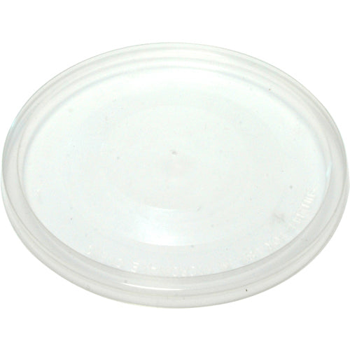 PORTION CUP FLAT LID - PET - CLEAR - 120ml/4oz