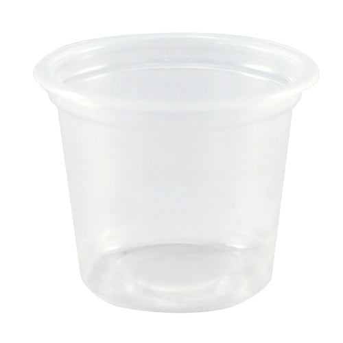 PORTION CUP - PET - CLEAR - 120ml/4oz