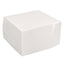 CAKE BOX 10x10x6in - 50 PACK - WHITE