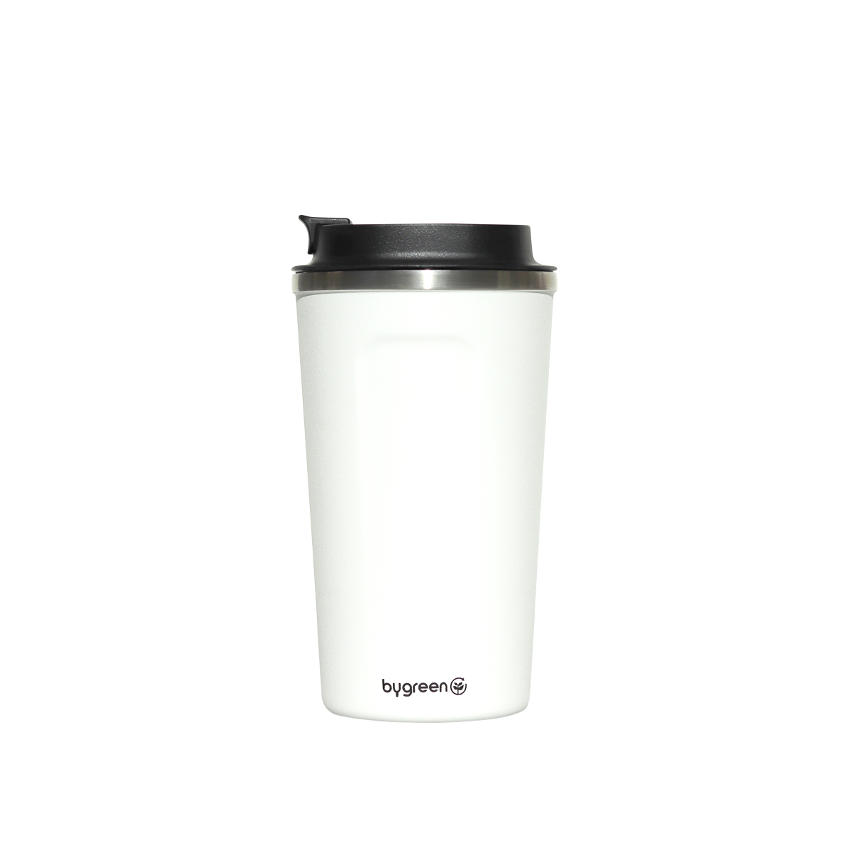 GO GREEN - REUSABLE COFFEE CUP - 510ML - WHITE