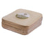 ONE TREE - PALM LEAF - SQUARE PLATE - 250MM