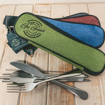 GO GREEN - STAINLESS STEEL CUTLERY SET