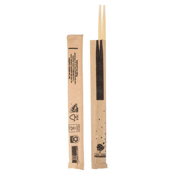 ONE TREE - BAMBOO CHOPSTICKS - PAPER WRAPPED