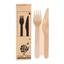 ONE TREE - PAPER WRAPPED CUTLERY SET - KNIFE, FORK NAPKIN