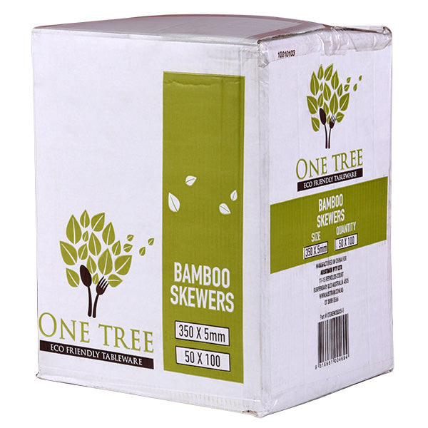 ONE TREE - STRAIGHT SKEWER - BAMBOO - LARGER DIAMETER