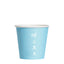 CUP - SINGLE WALLED - AQUEOUS - PASTEL - 8oz / 240ml - 90mm Ø