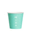 CUP - SINGLE WALLED - AQUEOUS - PASTEL - 8oz / 240ml - 90mm Ø
