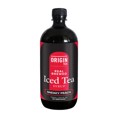 ORIGIN TEA - ICED TEA SYRUP - SNEAKY PEACH